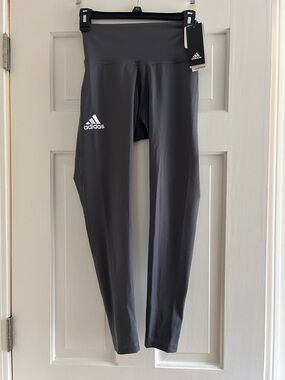 adidas Gray Women’s Athletic Leggings NEW WITH TAGS Size S/Small